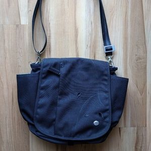 Haiku | Black To Go Convertible Messenger Bag